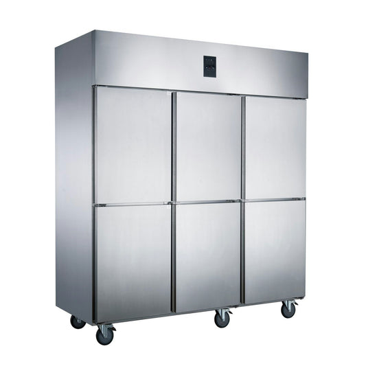 1420L/1810*760*1980mm/6Doors/0 ~ 5°C Upright Chiller Commercial Refrigeration