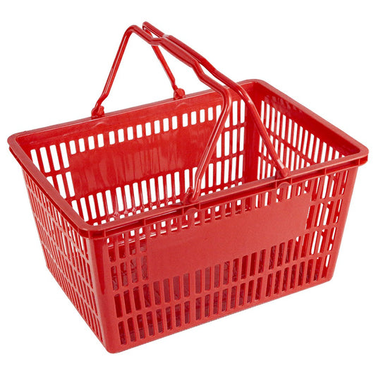 25PCS/Pack Plastic Shopping Basket 25L