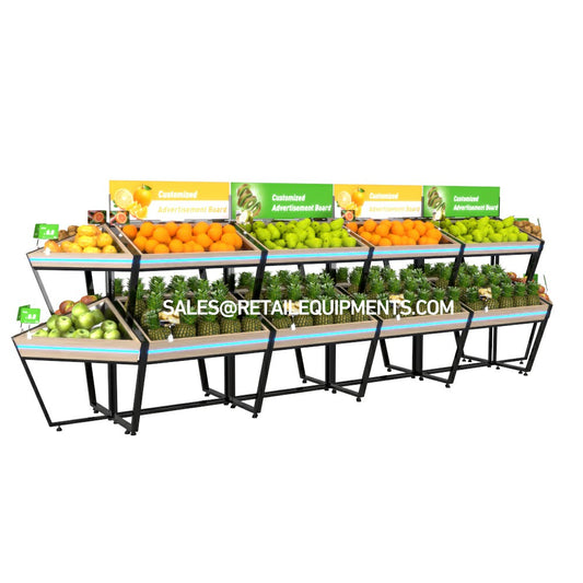 Fruit and Vegetable Display Stand Set