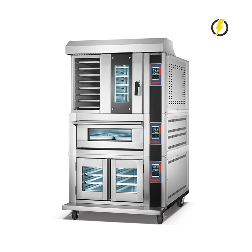 Room Temp.~110℃/400℃ Convection Oven/Oven/Proofer Electric Combined Oven