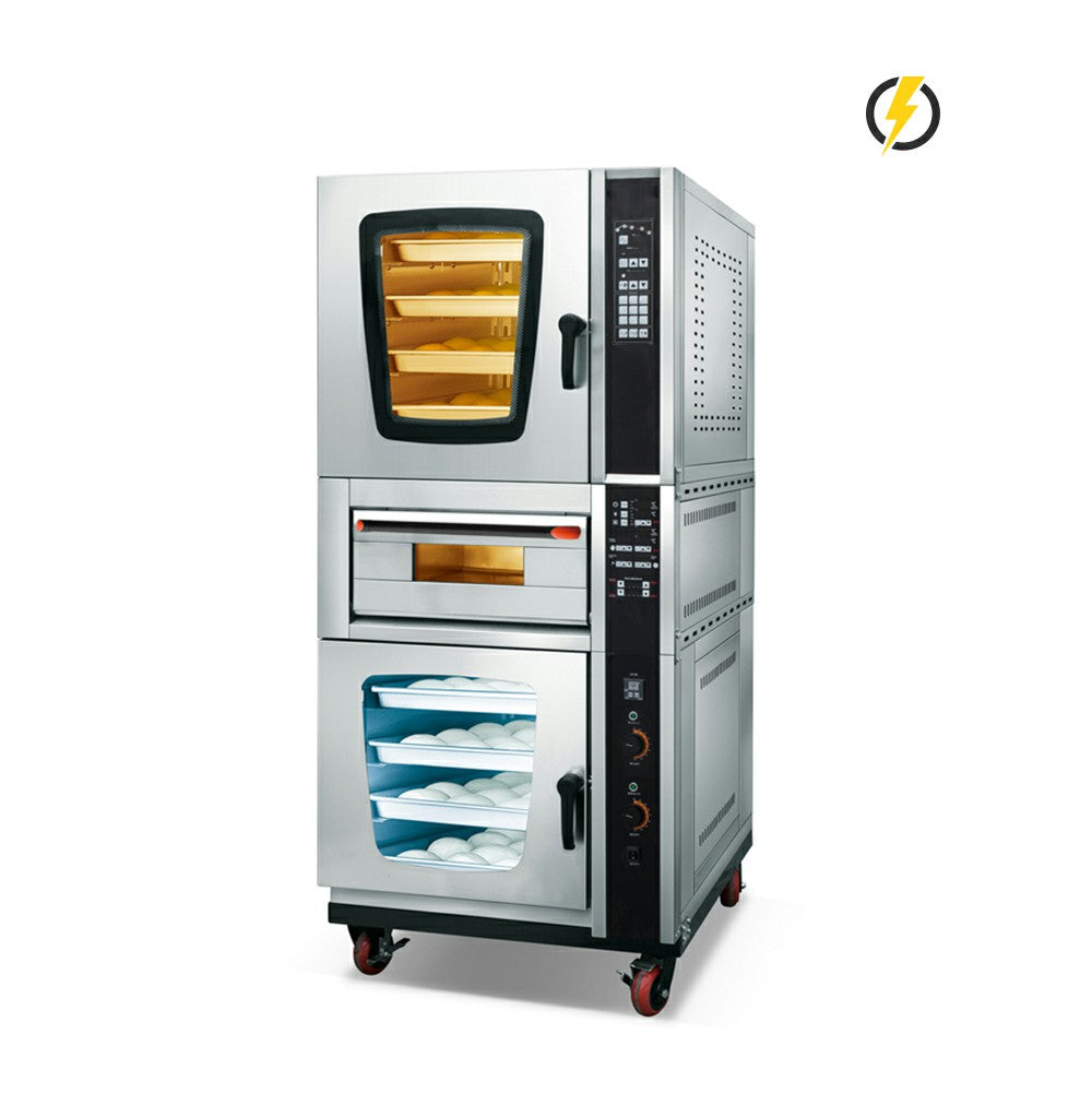 Room Temp.~110℃/400℃ Convection Oven / Oven / Proofer Electric Combined Oven