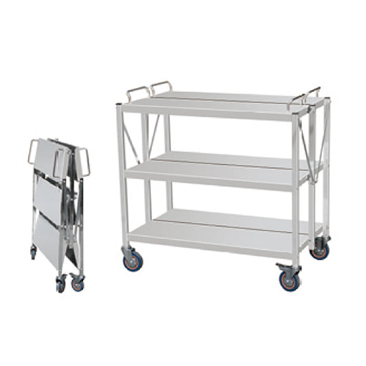 Stainless steel folding cart