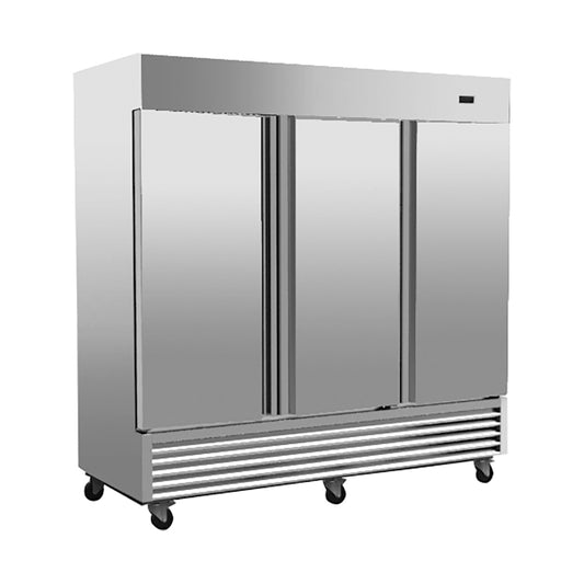 1665L/3 Doors/0~ 8°C Upright Chiller Commercial Refrigeration