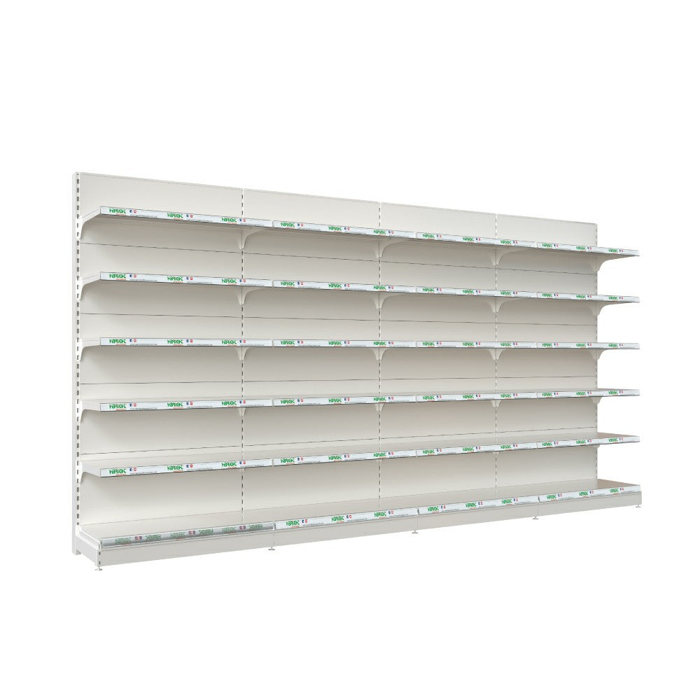 1+5 Shelves 2100mm Height Wall Gondola Shelving for Convenience Store